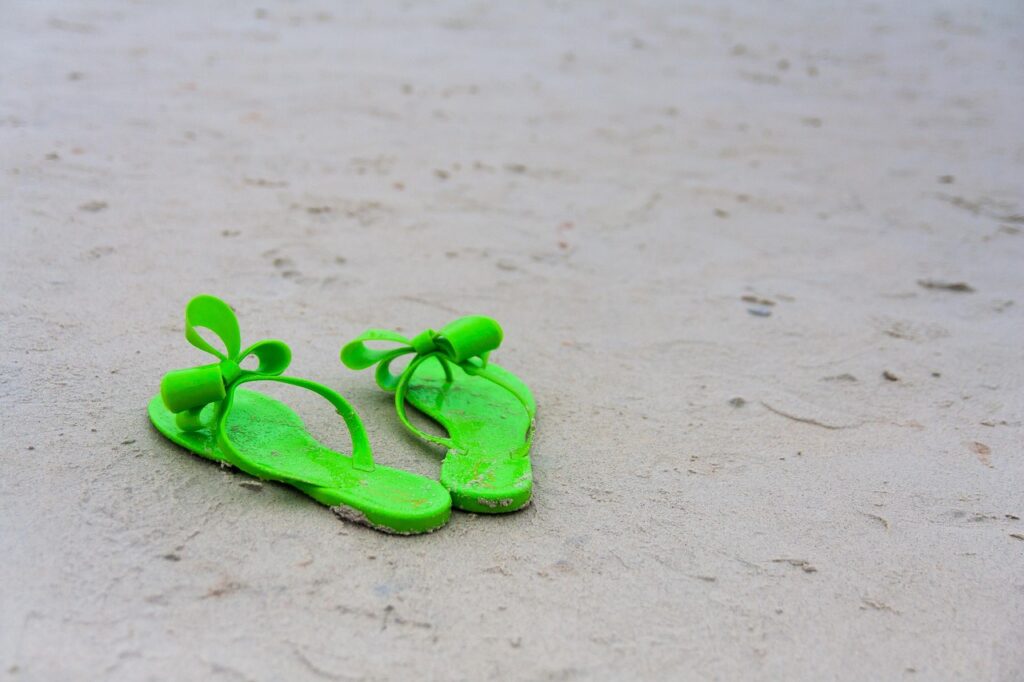 slipper, fashion, nature, footwear, beach, female